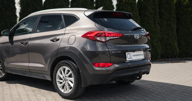 Hyundai Tucson cena 75990 przebieg: 106597, rok produkcji 2017 z Tychowo małe 781